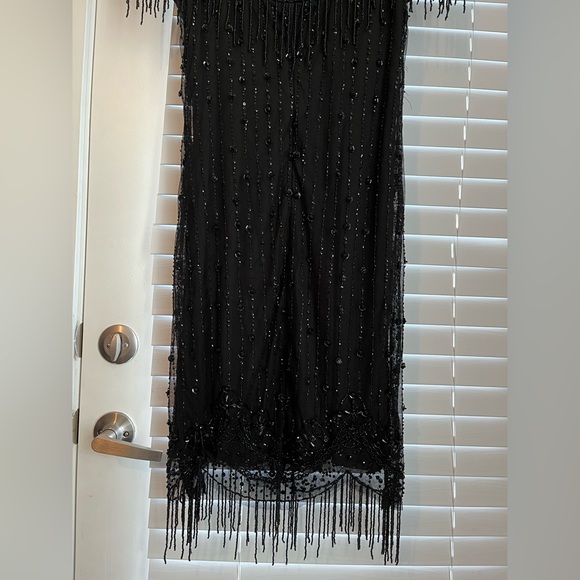 JC Collection Embroidered beaded Dress Size 2 - Picture 6 of 7